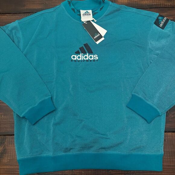 Adidas EQT Reflective Crewneck Sweatshirt - Picture 2 of 7